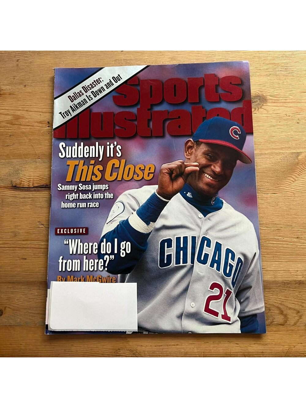 Sports Illustrated Suddenly it's this Close Magazine BK03